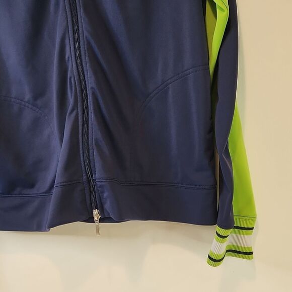 Nike Full Zip Track Jacket Seattle Seahawks Colors Unisex Sz XL 16-18 EUC NICE! - Picture 8 of 12